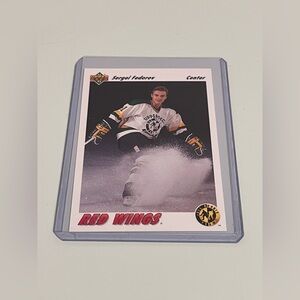 🏒 1991-92 Upper Deck Sergei Fedorov Rookie Team